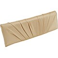 Carlo Fellini Sunset Gold Satin Clutch Handbag