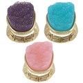 New! Morgan Ashleigh Faux Druzy Stretch Ring