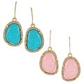 New! Morgan Ashleigh Faux Druzy Small Dangle Earrings
