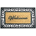 Rubber-Cal 'Welcome to Your Fortress' Rubber Coir Door Mat (18 x 30)