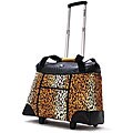 Olympia Deluxe Cheetah Women's Rolling 17-inch Laptop Tote