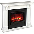 Real Flame White Electric Fireplace