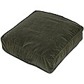 Olive Microfiber 28-inch Square Floor Pillow