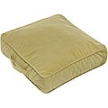 Buff Microfiber 28-inch Square Floor Pillow