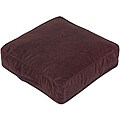 Merlot Microfiber 28-inch Square Floor Pillow