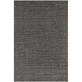 Hand-woven Solid Grey Wool Rug (8' x 10')