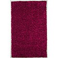 Woven Magenta Shag Area Rug (5' x 7' 6)
