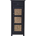 Fifth Avenue Espresso/ Amber Drawer/ Door Cabinet