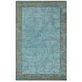 Hand-tufted Hesiod Blue Wool Rug (8' x 10')