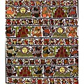 Cotton White Embroidered Mayan Tapestry (Guatemala)