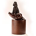 Star Legacy Black Poodle Pet Urn