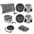 BrandX 3380 Watts Mono Block Amplifier W/ 2 x 1500W 12" Subwoofers/Capacitor Package