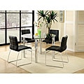 Enitial Lab Donnabella 5-piece Chrome-plated Steel Dining Set