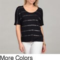 Calvin Klein Women's Bead-embellished Scoop Top