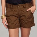 Calvin Klein Jeans Women's Ruched Rolled Shorts