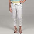 Calvin Klein Jeans Women's Roll-up Tab Cuff Pants