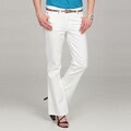 Calvin Klein Women's White Flare Pants