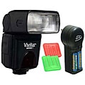Vivitar DF-383-CAN AF Power Zoom Flash Kit for Canon Cameras