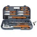 Mr. BBQ 20-piece Stainless Steel Grill Tool Set with Magnetic Light