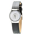 Skagen Women's Black Leather Watch