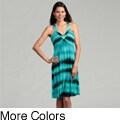 Calvin Klein Women's Rayon Jersey Ruffle Tiered Dress