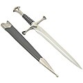 Defender 13-inch Collectible Mongolian Sword Dagger with Sheath