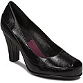 A2 by Aerosoles Women's Black 'Big Ben' Peep-toe Pumps