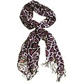 Women's Pink Giraffe Shawl Wrap