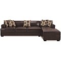 Dark Chocolate Leather Sectional Set