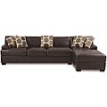 Espresso Leather Sectional Set