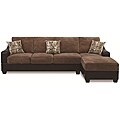 Cocoa Two-tone Sectional Set