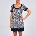 Tiana B Women's Animal Print Short-sleeve Dress