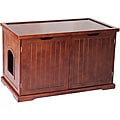 Walnut Kitty Condo Bench