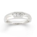 10k White Gold Men's 1/4ct TDW Round Diamond Ring (H-I, I1-I2)