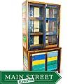 Ecologica Furniture Reclaimed Wood Sliding Door China Cabinet
