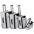 Pierre Cardin Signature Collection Grey 4-piece Luggage Set