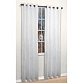 Tempo White 84-inch Curtain Panel Pair