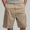 Burnside Men's Light Khaki Cargo Shorts