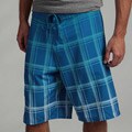 Burnside Men's Stretch Blue Boardshorts