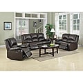 Patricia Dark Brown Reclining Sofa Set