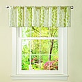Lush Decor Beige/ Green Teardrops Valance