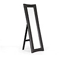 Hurst Dark Brown Modern Mirror with Built-in Stand