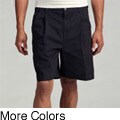 Geoffrey Beene Men's Double Pleated Shorts
