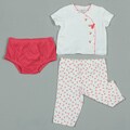 Little Me Infant Girl's Red Cherry 3-piece Set
