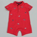 Little Me Infant Boy's Embroiderd Romper