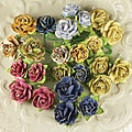 Londonerry Avon Rose Mulberry Paper Flowers (Pack of 24)