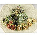Printery Avon Rose Mulberry Paper Flowers (Pack of 24)
