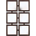 Aphrodite Walnut Wall Mirror