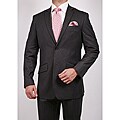 Ferrecci Men's Grey Tonal Stripe Slim Fit Suit