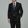 Sean John Men's Navy Stripe 2-button Suit
